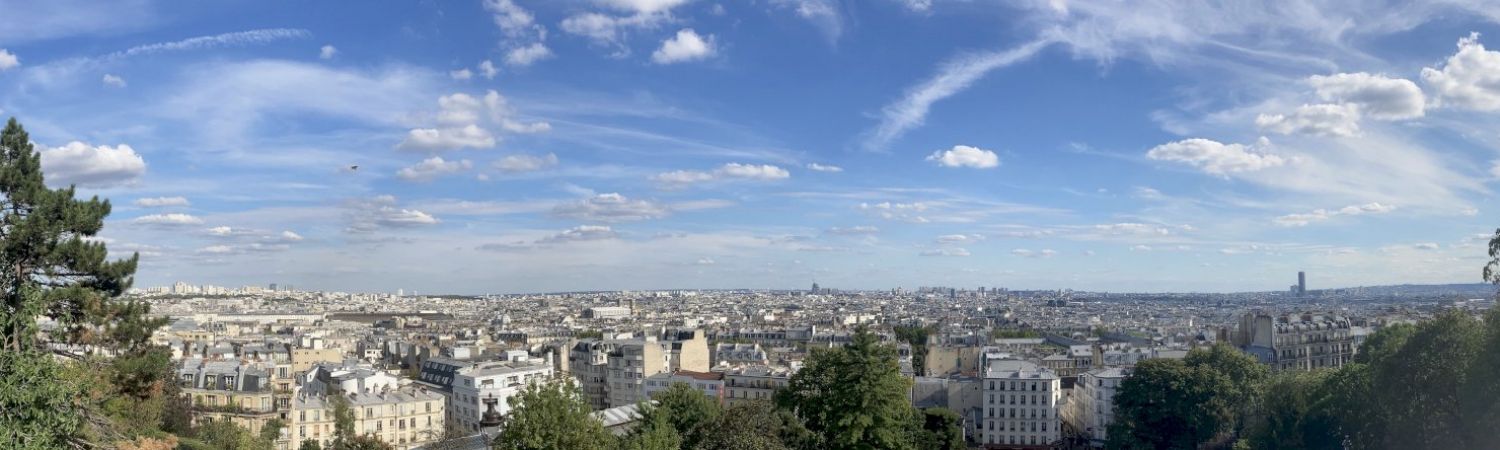 Panorama Paris depuis Sacré Coeur